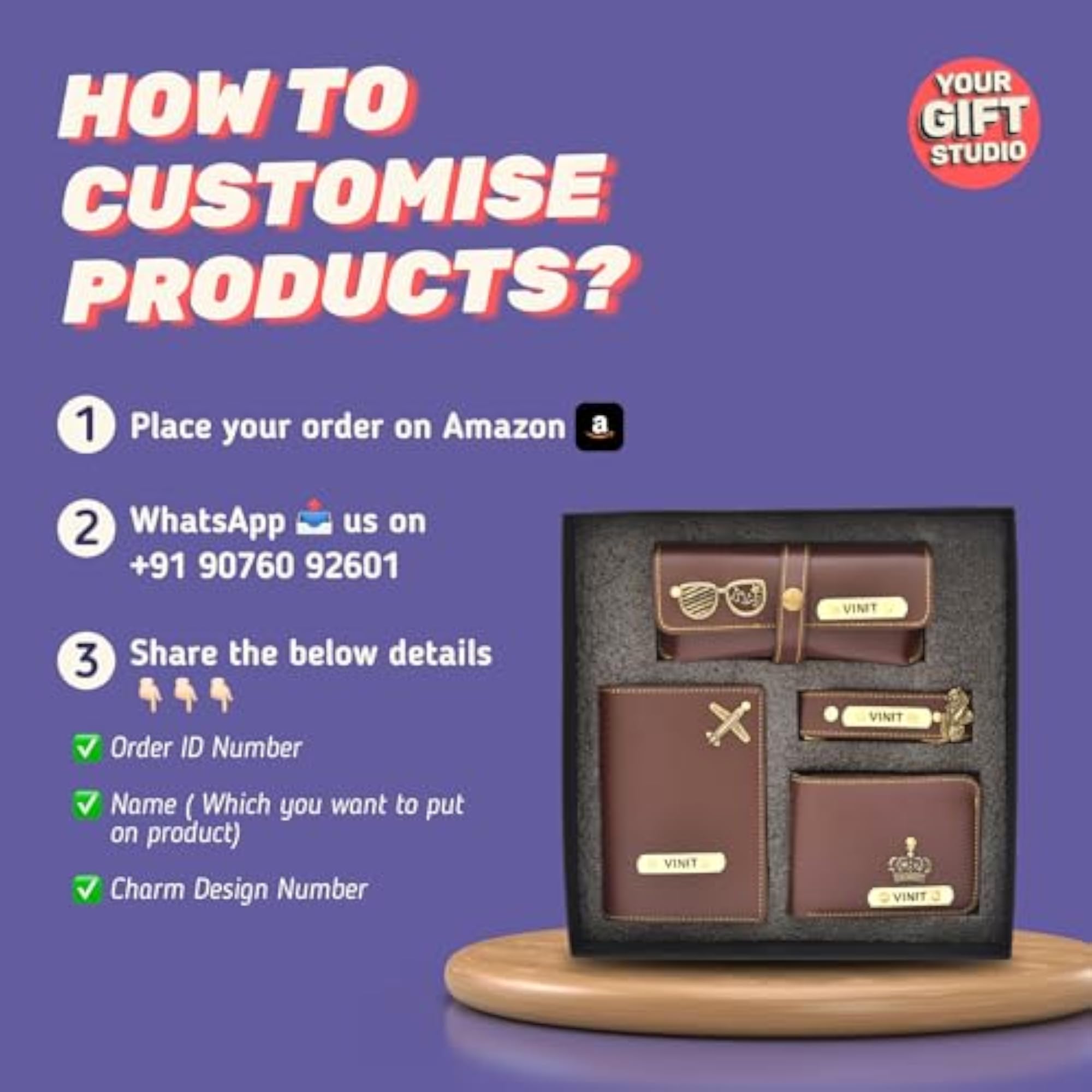Customized Leather Unisex Travel Wallet, Personalized Gift
